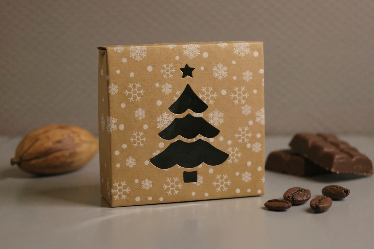 kerstboom doosje bonbons 300gr